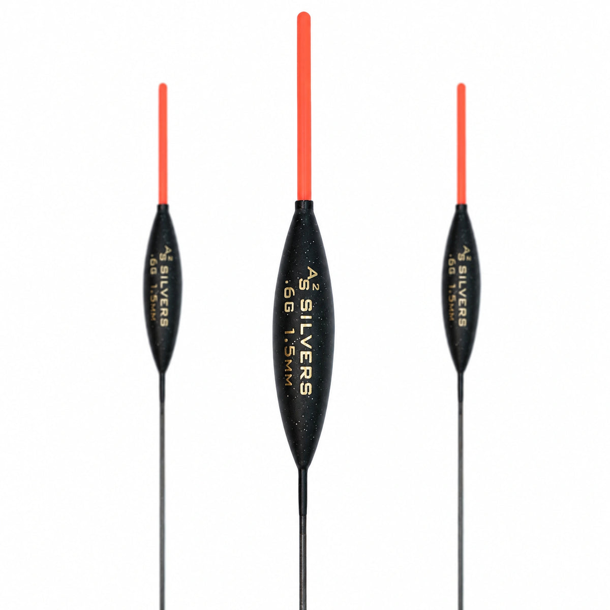 Drennan AS2 Silvers 0.60 g – close-up met gewichtsopdruk en antennedikte 1.5 mm