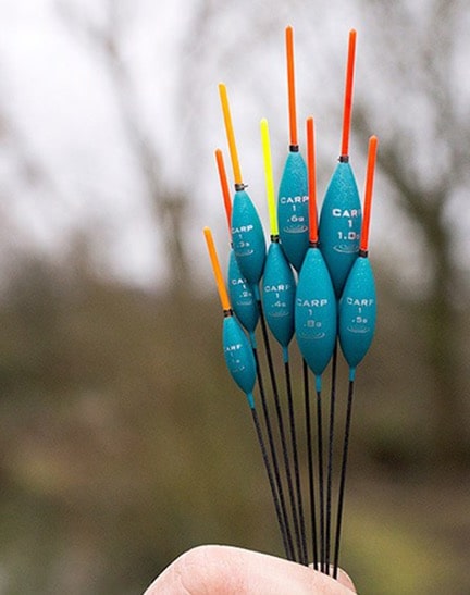 1-Stangen-Pose für Karpfen (10 Stück oder 2,75 €/Stück)