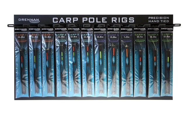 drennan carp 2 pole rig klaargemaakte tuigen