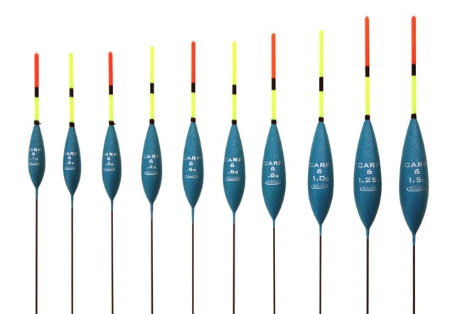 Drennan carp 6 pole floats dobber