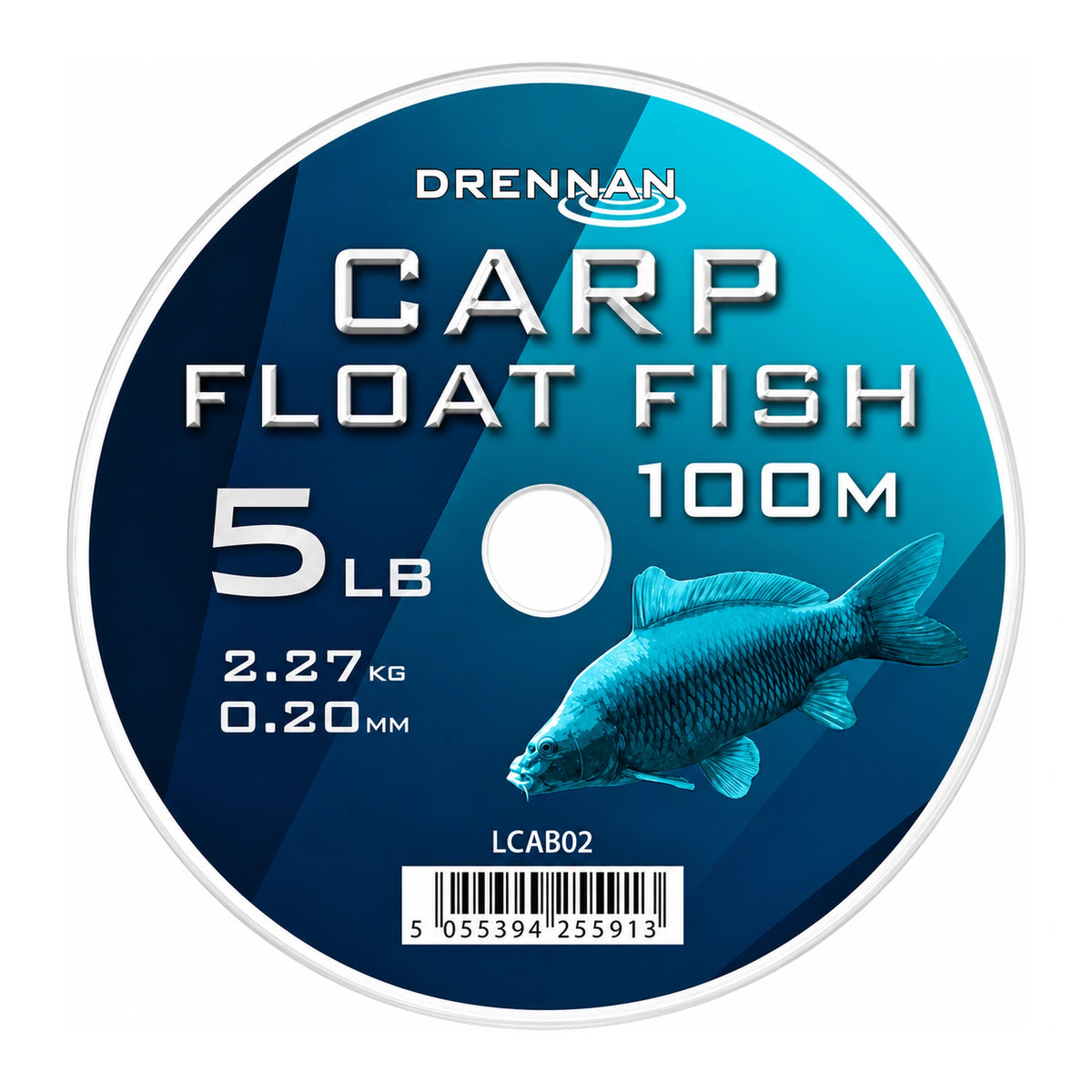 Drennan Carp Float Fish LCAB02 nylon vislijn 100 meter, 0,20 mm, 5 lb en 2,27 kg
