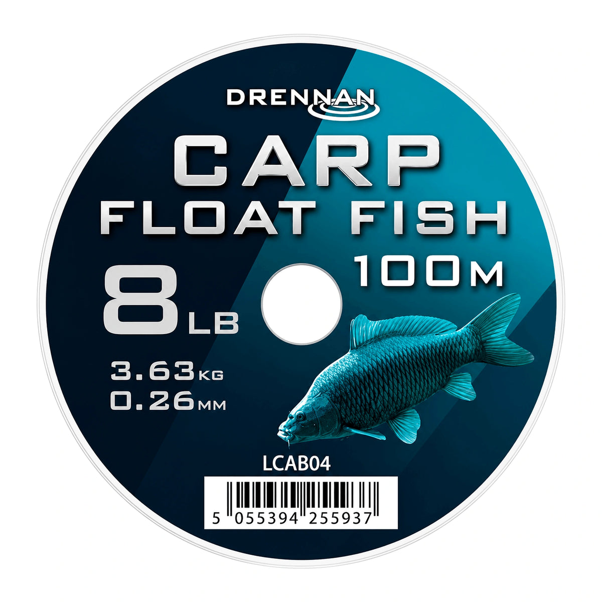 Drennan Carp Float Fish LCAB04 nylon vislijn 100 meter, 0,26 mm, 8 lb en 3,63 kg