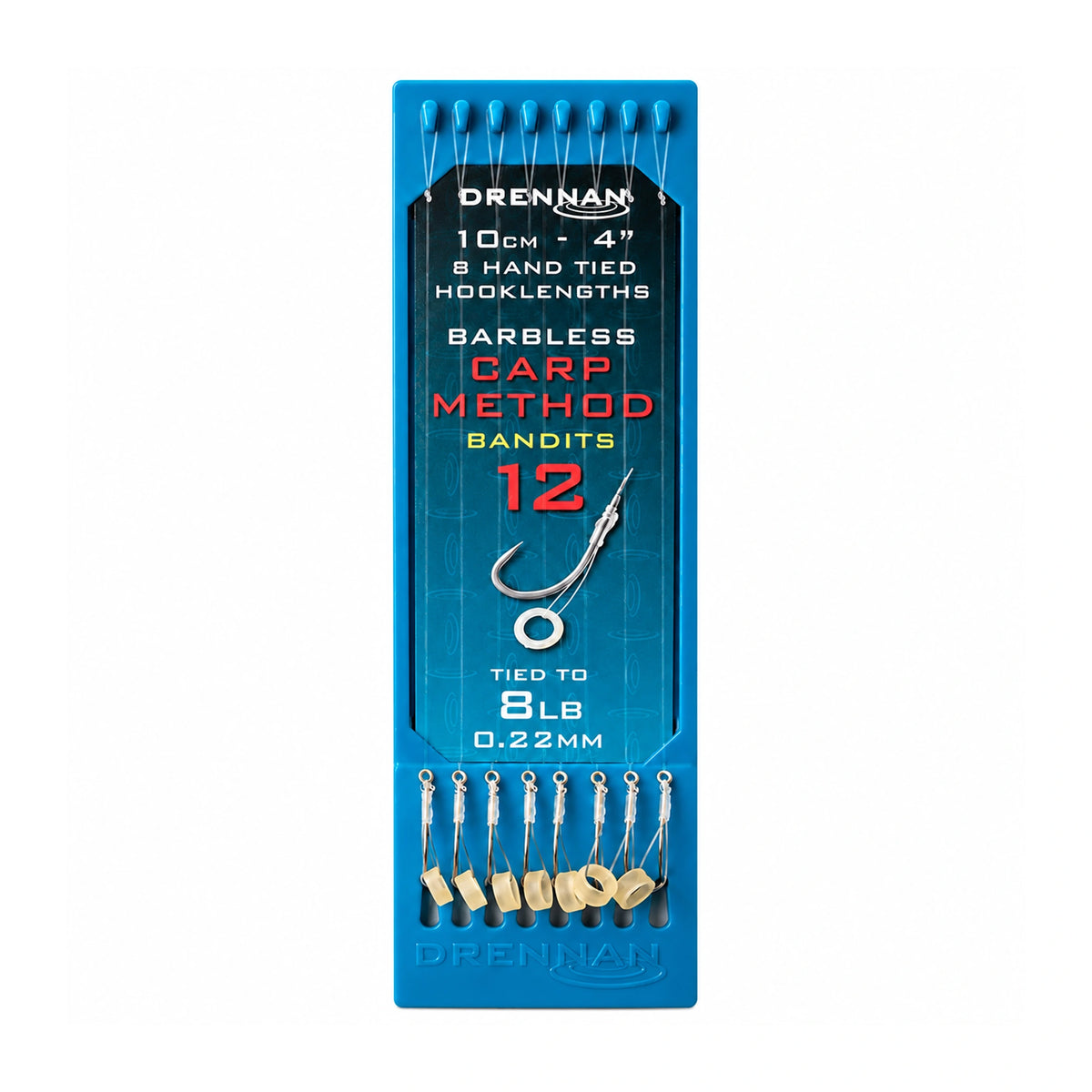 Drennan Carp Method Bandits – onderlijnenplaat maat 12, 8 lb en 0.22 mm