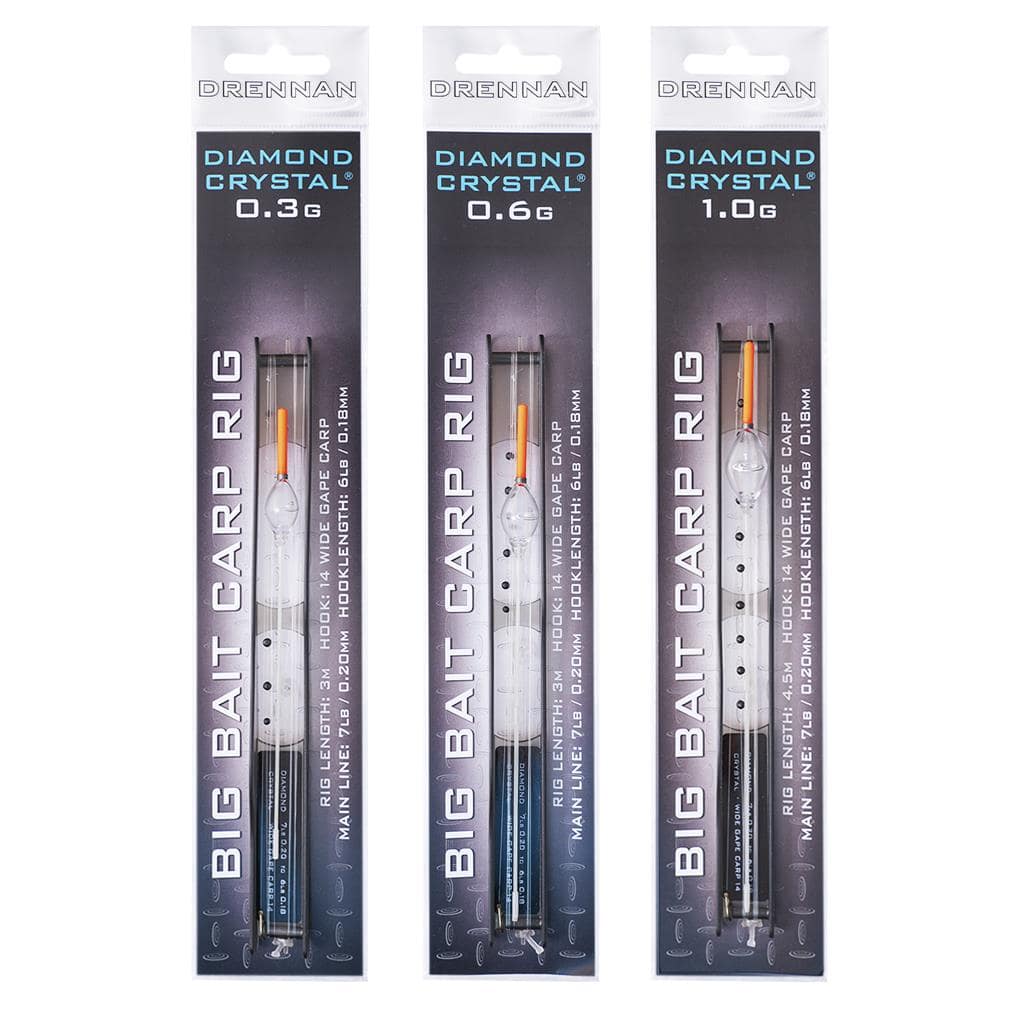 drennan diamond crystal big bait carp rig klaargemaakte tuigen