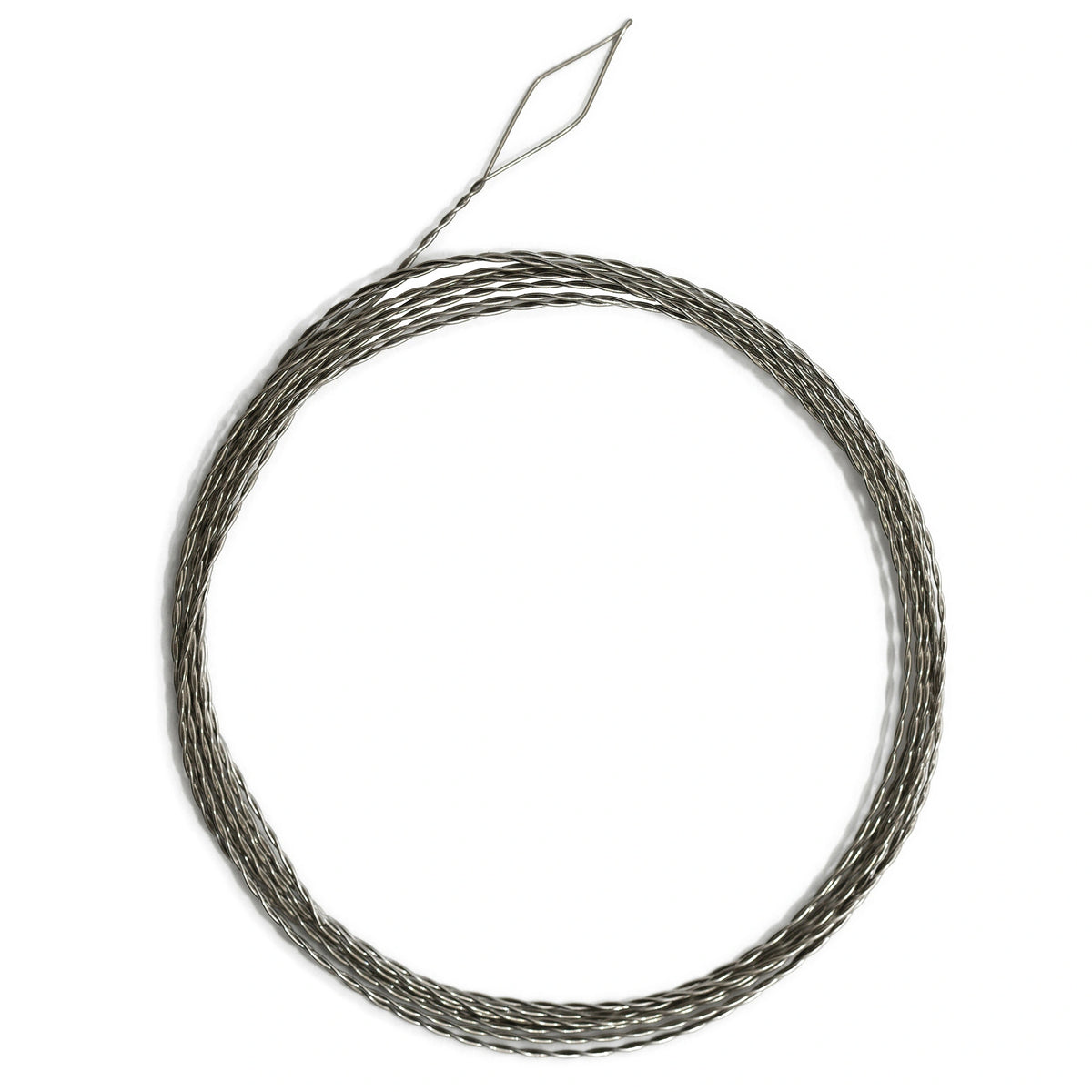 Drennan Diamond Eye Threader – opgerolde metalen elastiektrekker