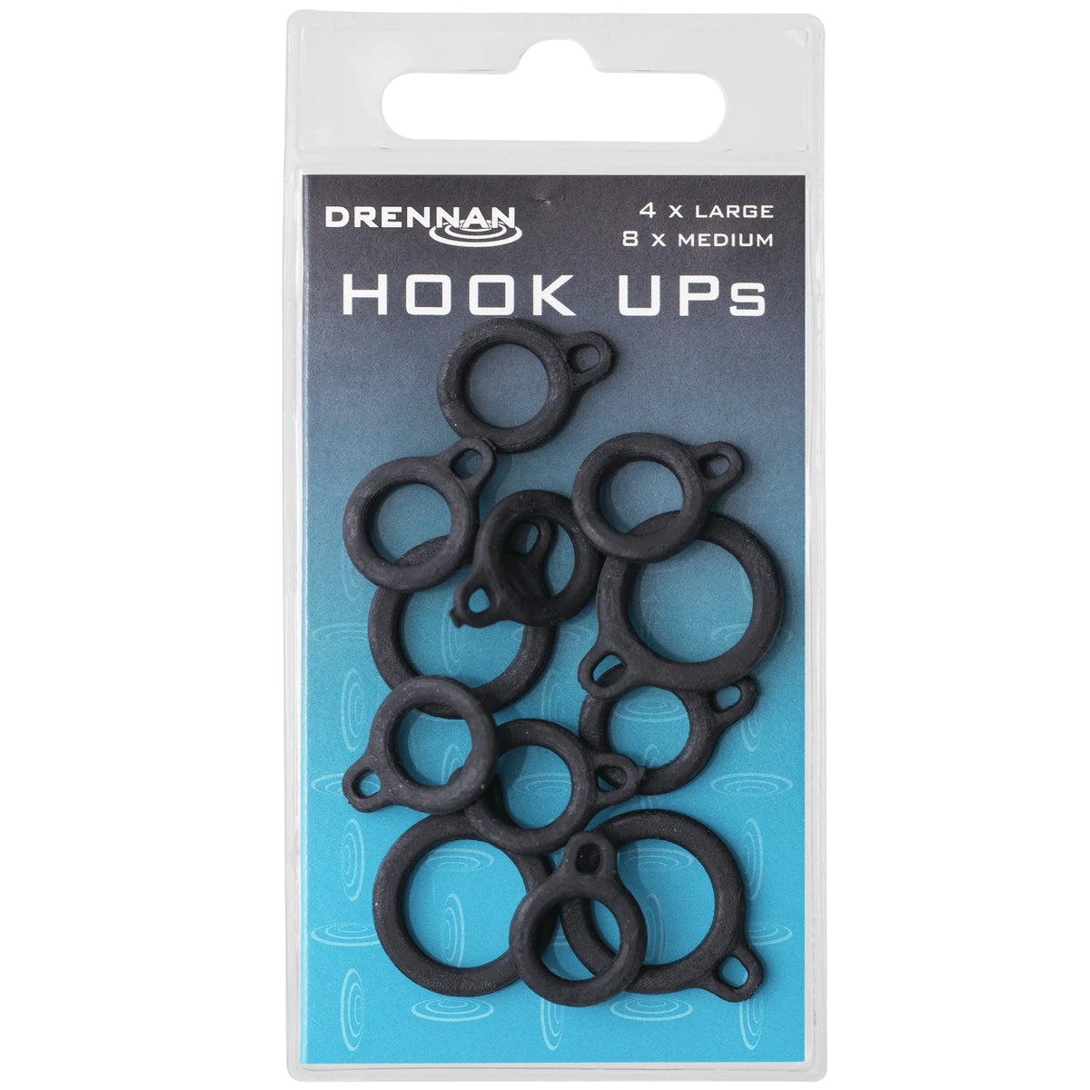 Drennan Hook Ups tuighouders, 12 stuks