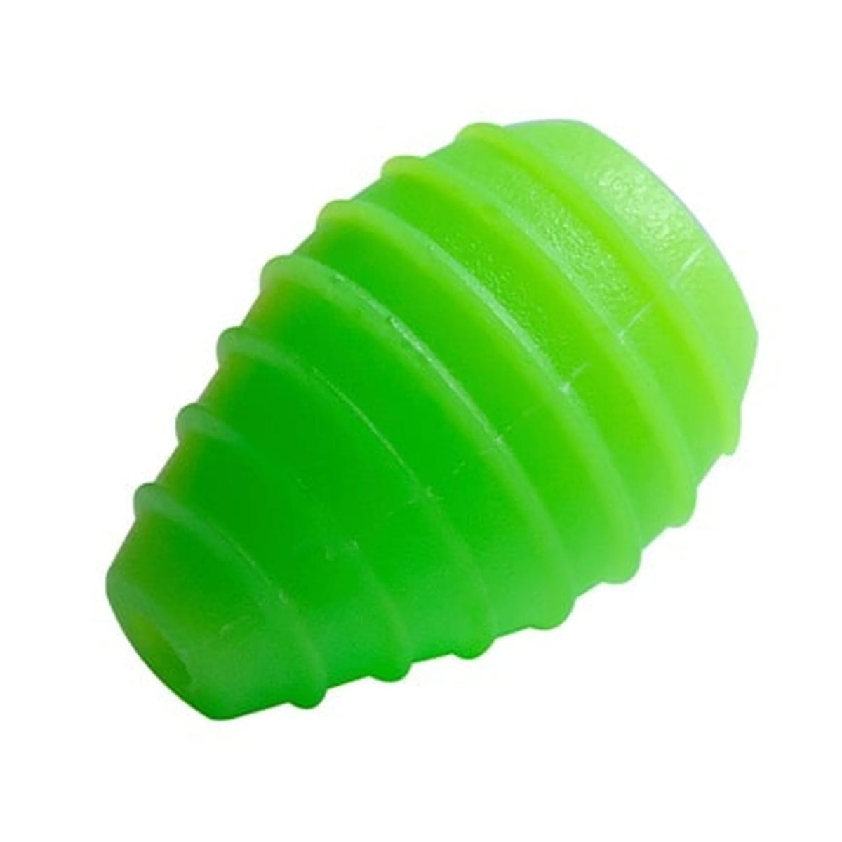 Detail van een groene Drennan Puller Bead