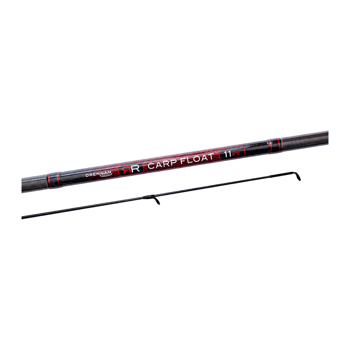 Drennan Red Range Carp Float 11ft – modelopdruk met naastliggend topdeel en geleideogen