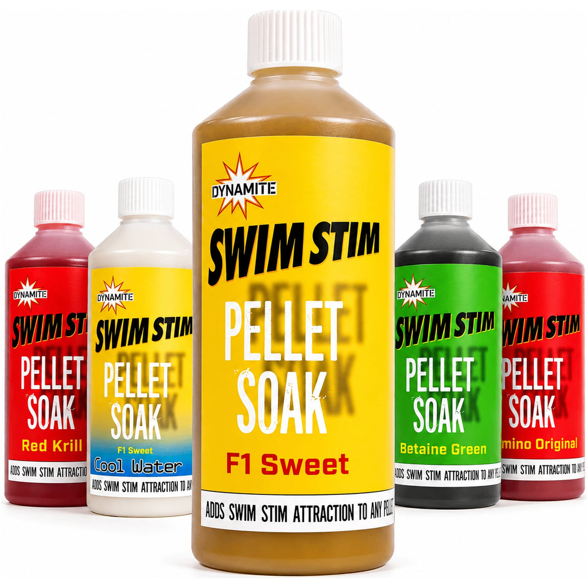 Dynamite Baits Swim Stim Pellet Soak 500ml – assortiment