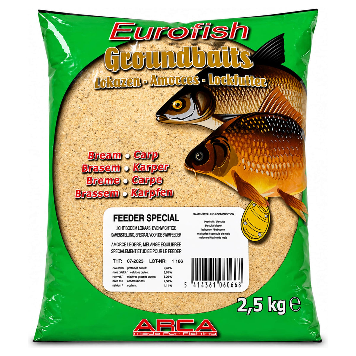 Eurofish Feeder Special 2,5 kg ARCA verpakking