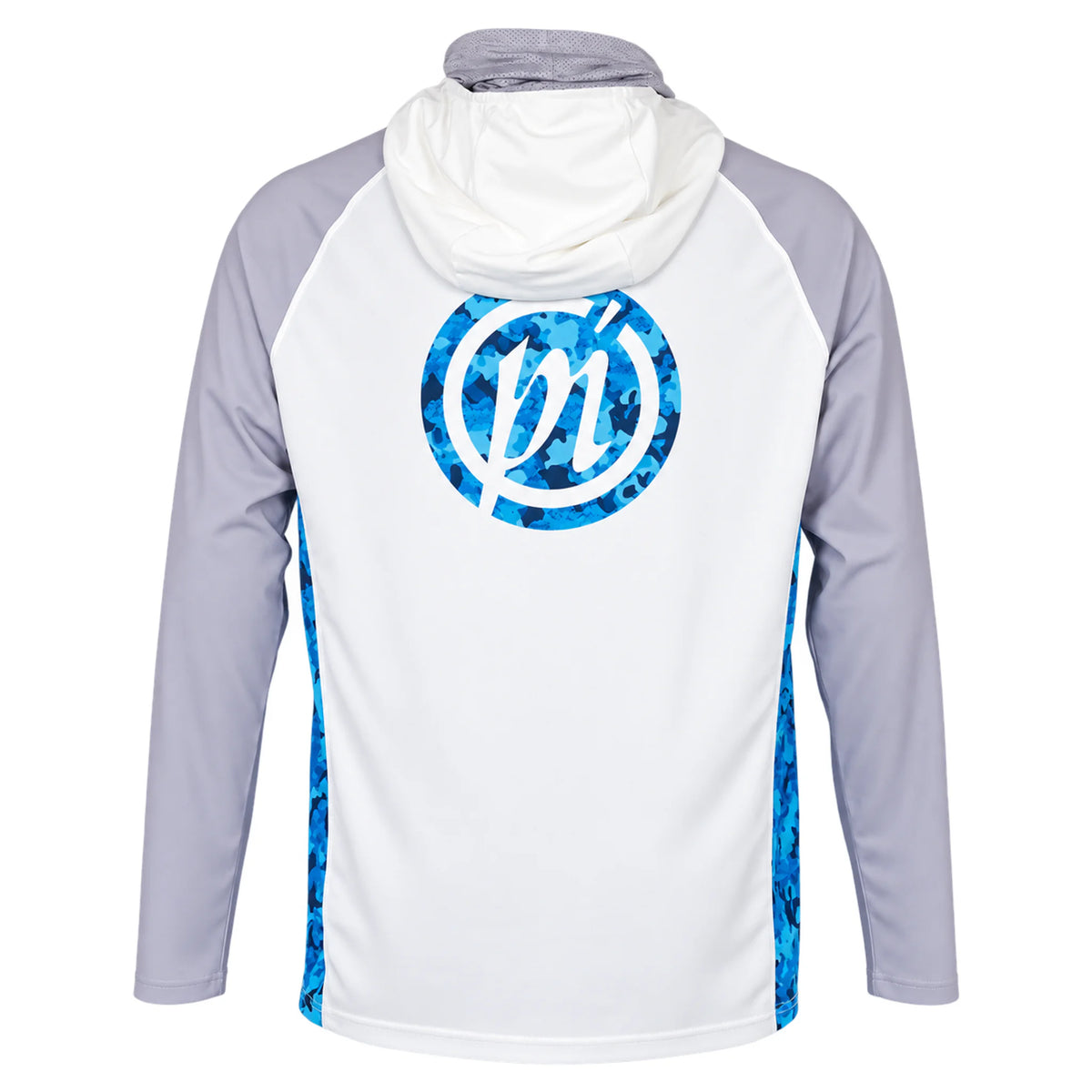 Preston Performance Hooded Sun Shirt UPF-40 – achteraanzicht met neergelaten kap