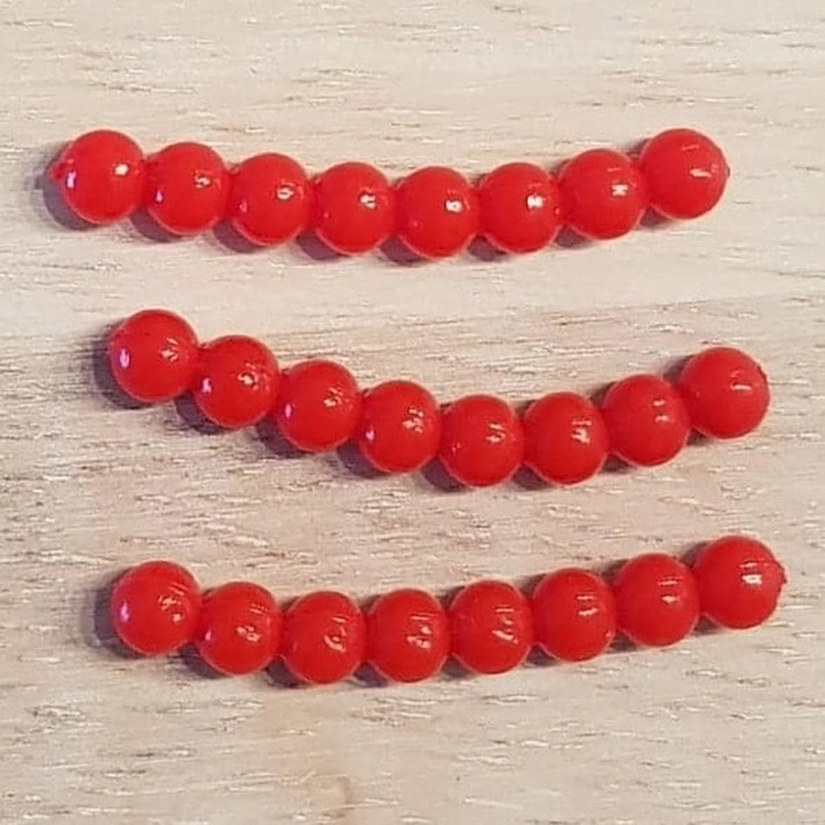Fishing Things Softballs Rood – kunstaasbolletjes op lijnen