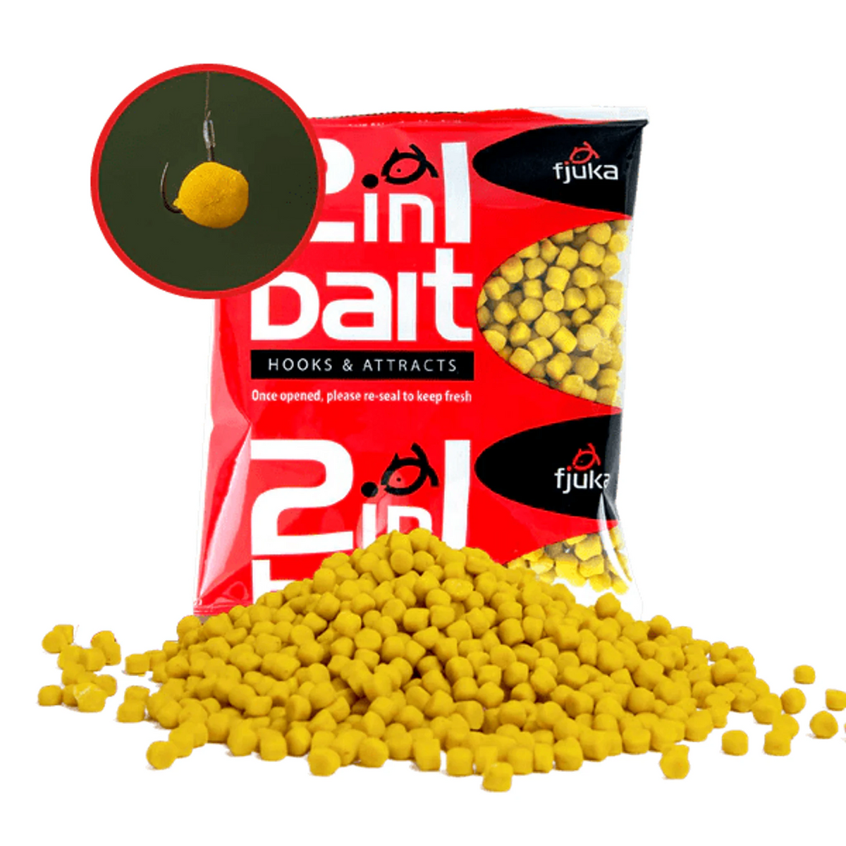 Fjuka Original 2 in 1 Bait 5mm – Yellow