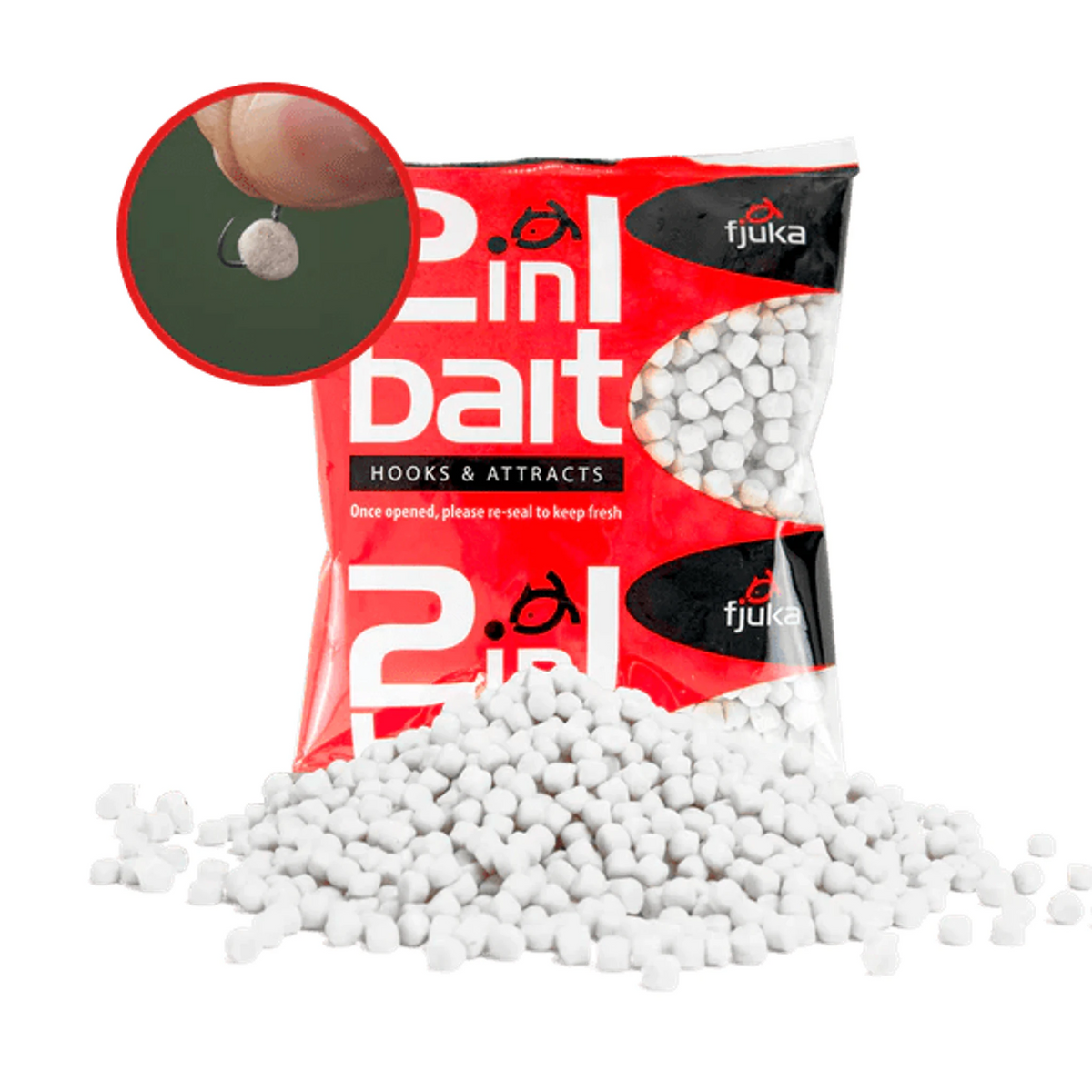 Fjuka Original 2 in 1 Bait 5mm – White
