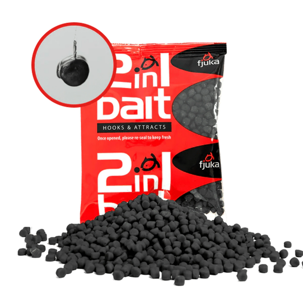 Fjuka Original 2 in 1 Bait 5mm – Black
