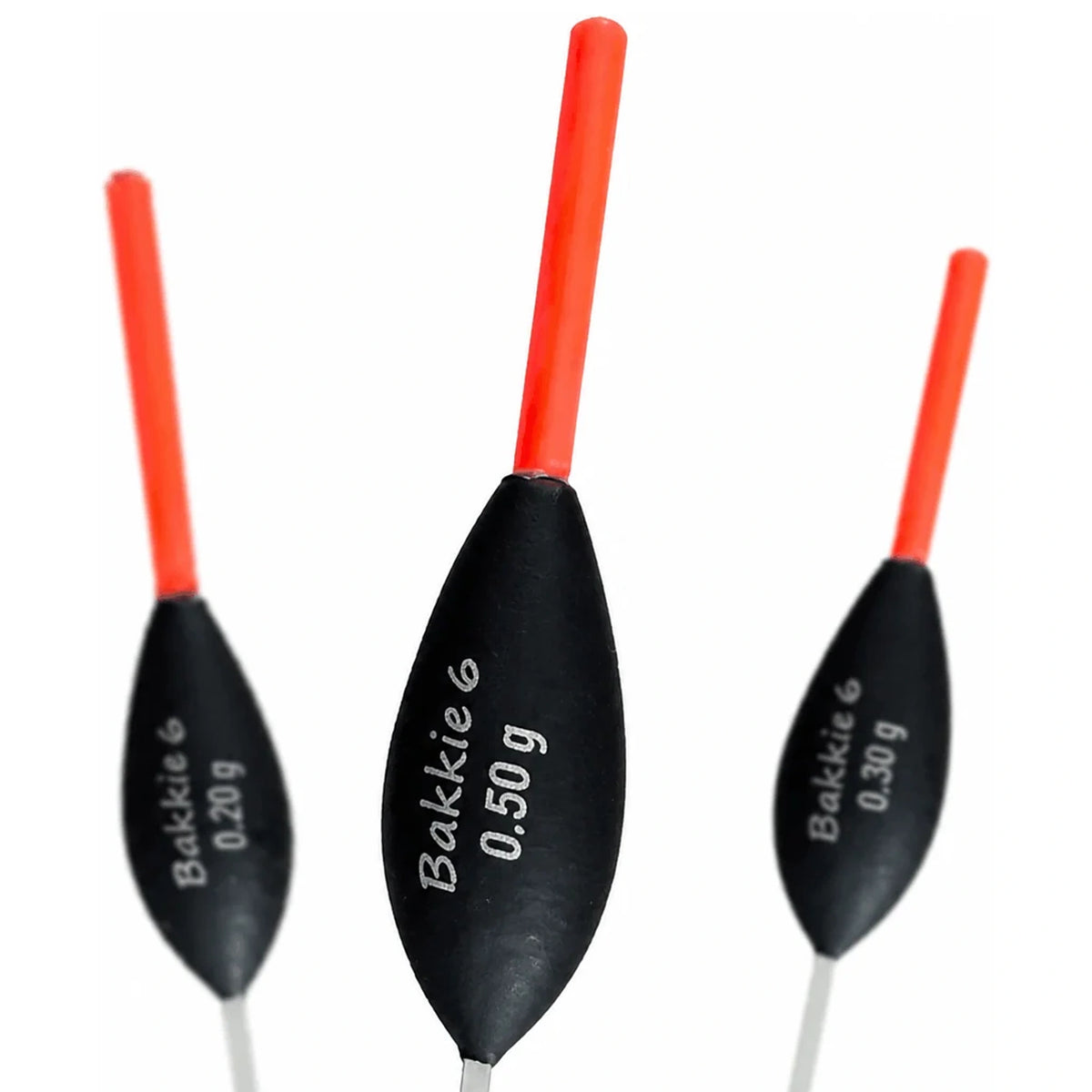 Drie Frenkies Bakkie 6-dobbers met rode antennes en opdruk 0,20 g, 0,50 g en 0,30 g