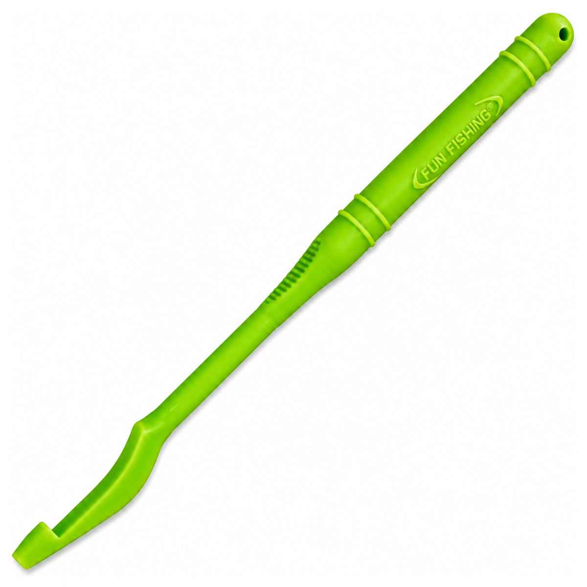 Groene Fun Fishing onthaker met gebogen uiteinde