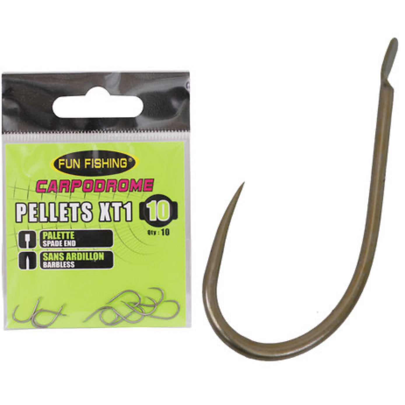 Fun Fishing pellets XT1 haken