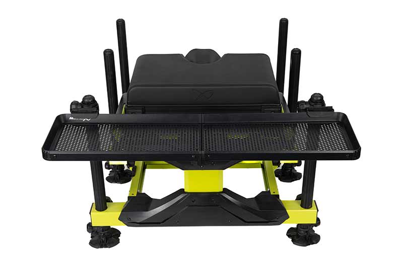 Matrix folding side tray