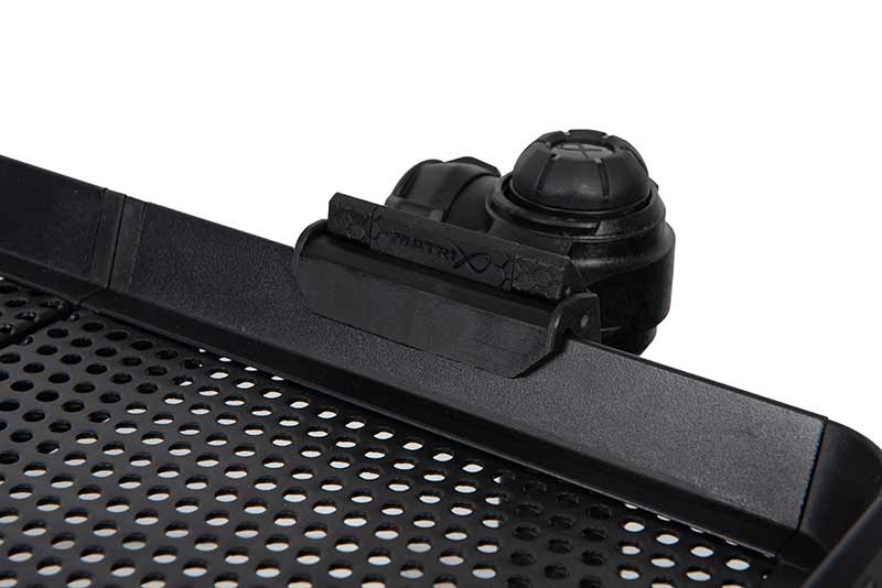 Matrix folding side tray clamp