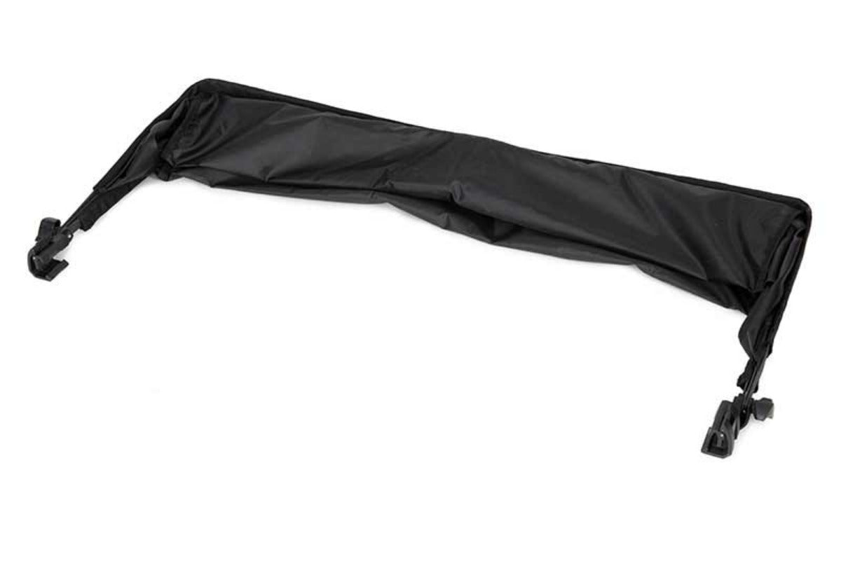 Matrix folding side tray storm cover