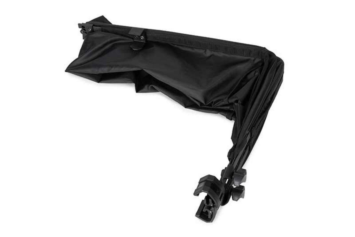 Matrix folding side tray storm cover