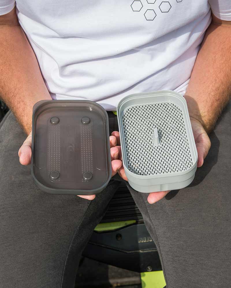 Matrix drainage tray