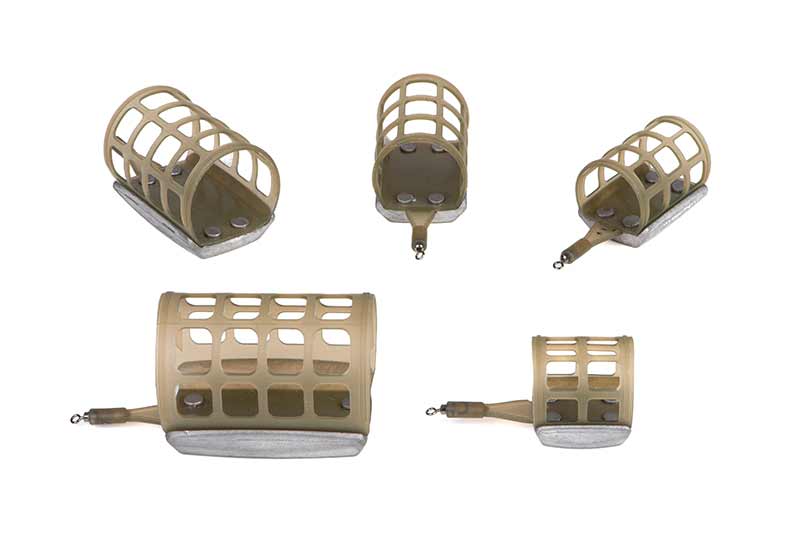 Matrix plastic cage feeders