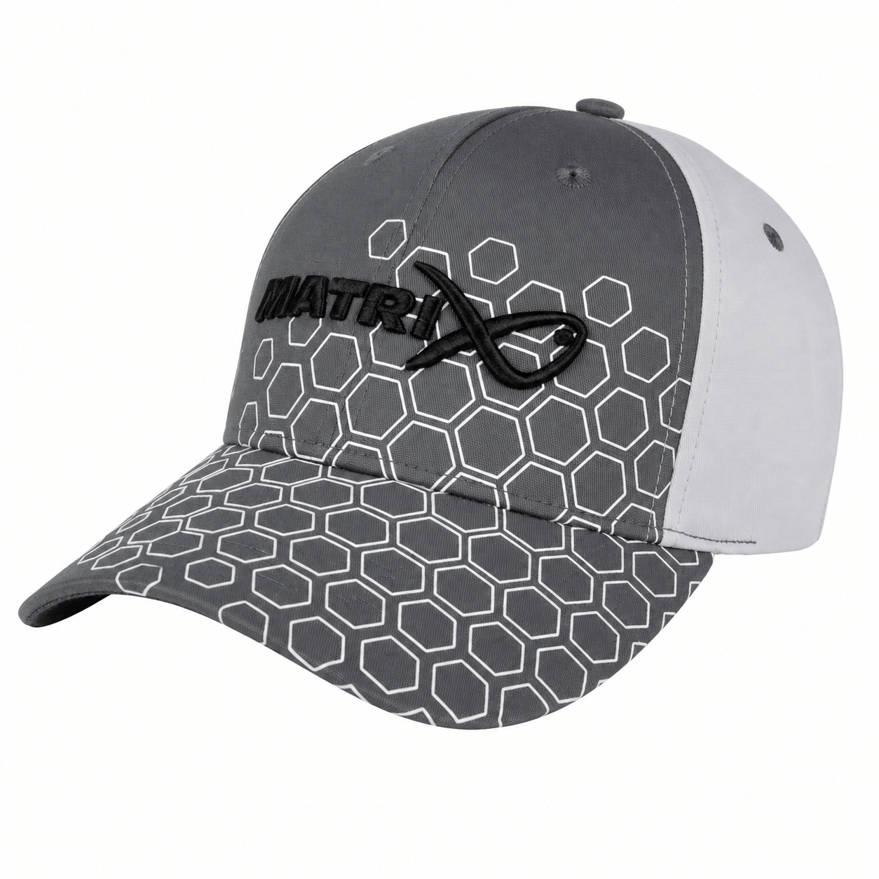 ghh007_matrix_hex_print_baseball_cap_grey_pet