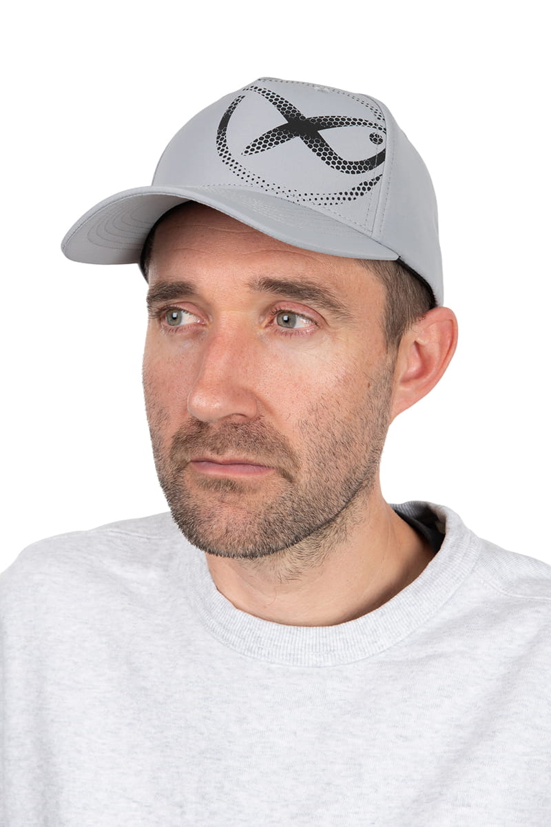 FADED PRINT CAP - LIGHT GREY