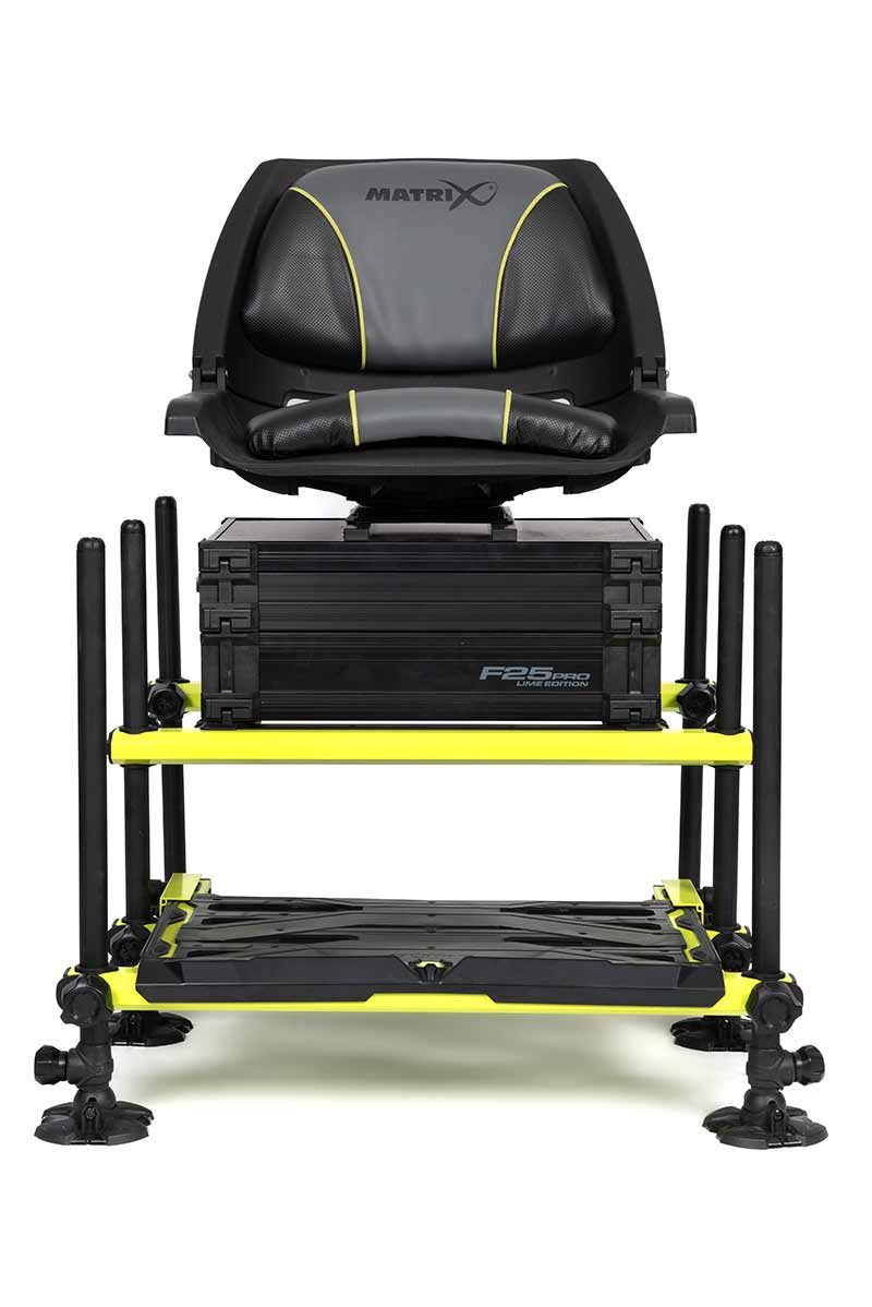 Matrix F25 pro swivel seatbox lime -edition
