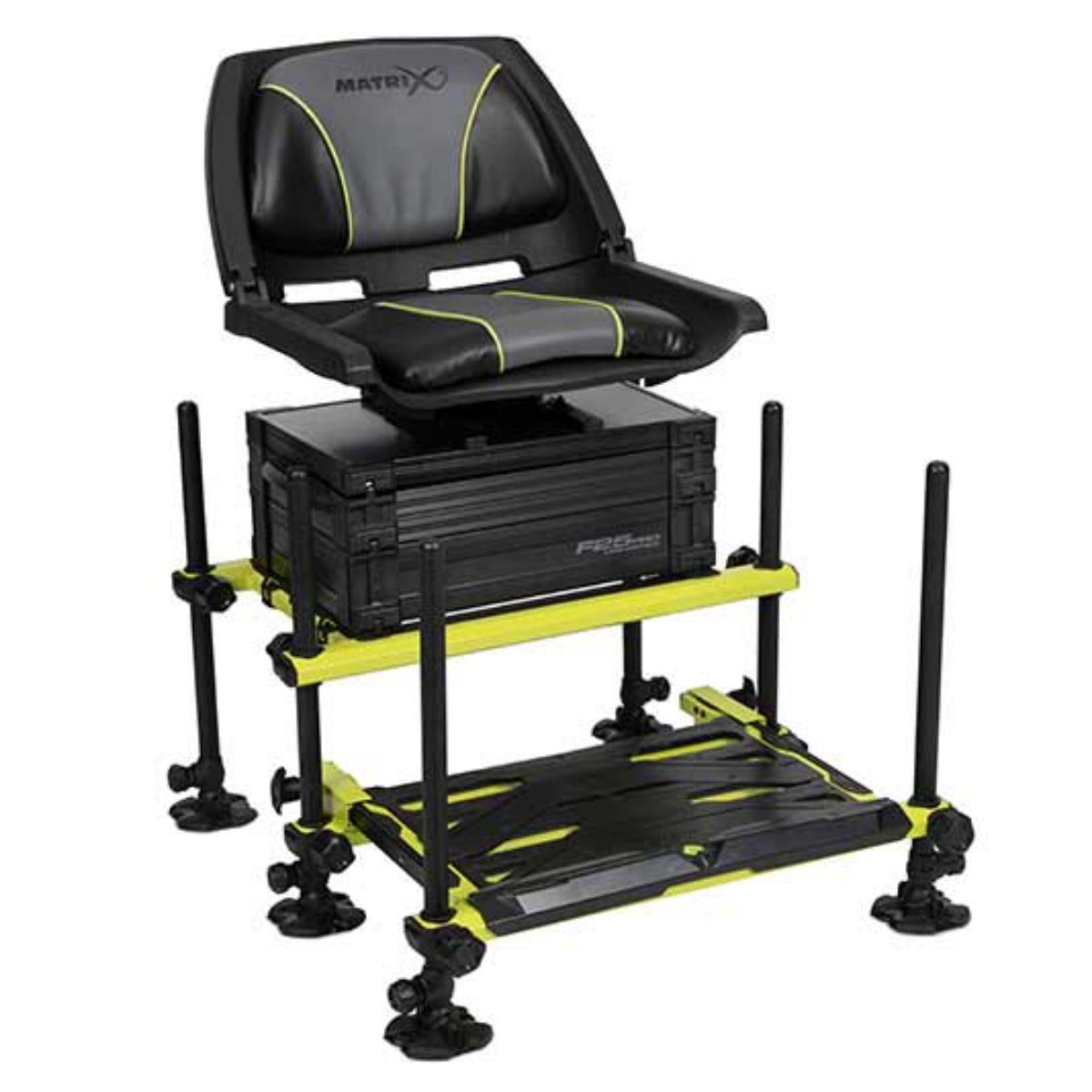 Matrix F25 pro swivel seatbox lime -edition