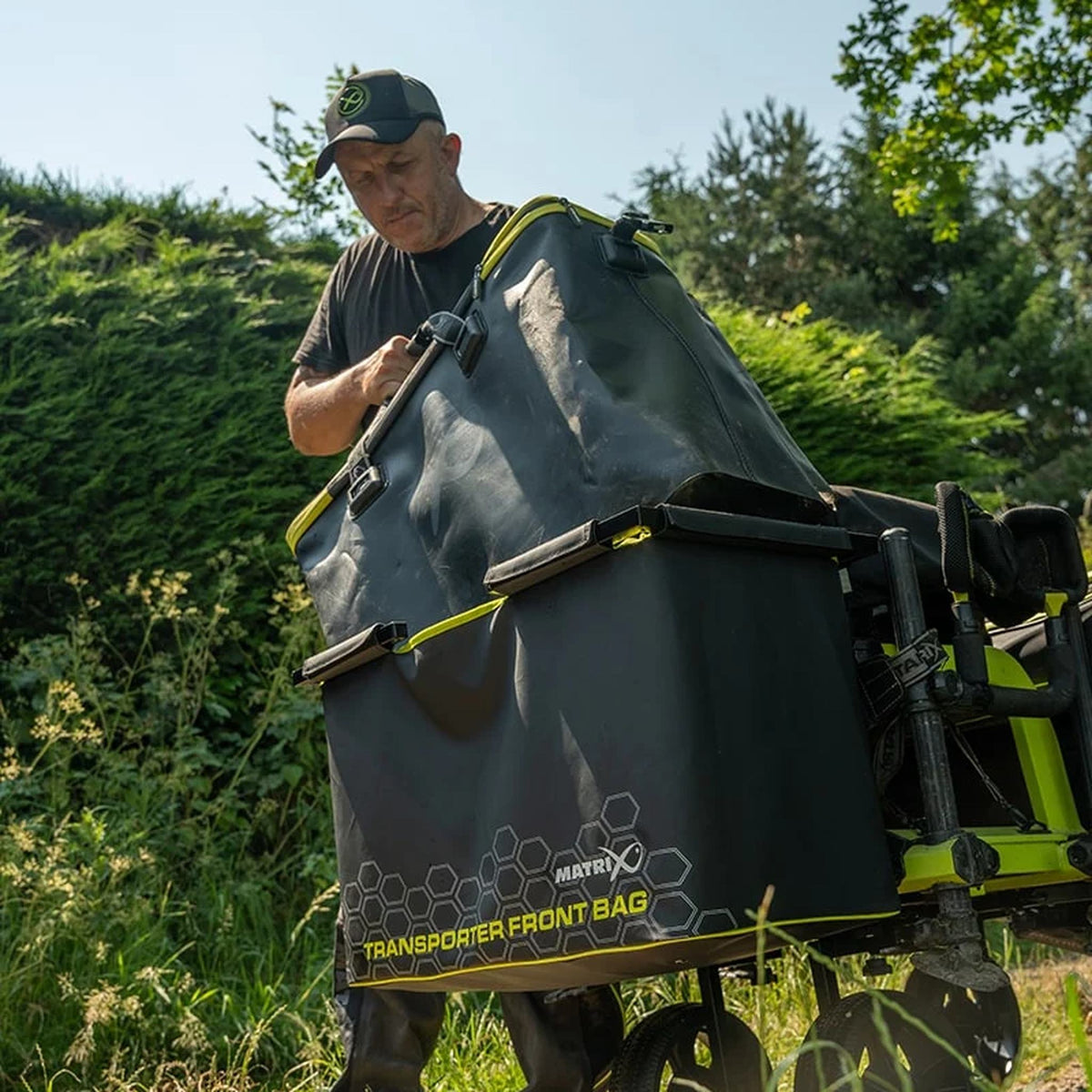 Matrix 4 Wheel Transporter Front Bag GTR007 – detailafbeelding 18 van de voortas voor transportkar