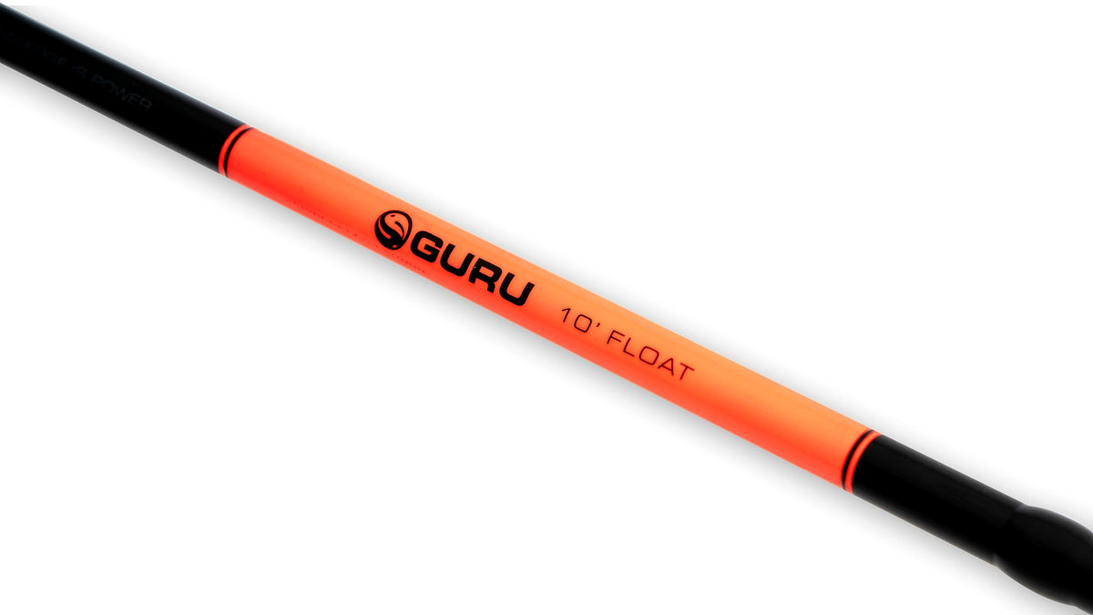 Guru 10' Float Rod And Reel Combo – close-up van de Guru 10' Float-modelopdruk