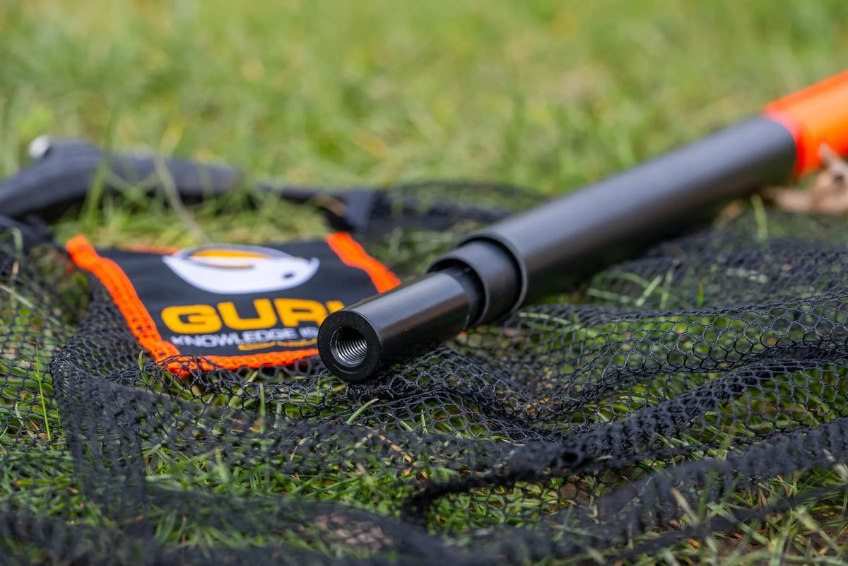 Guru 2,5 m Net Handle / 50 cm Net Combo – detail van ingeschoven telescoopdeel met binnendraad