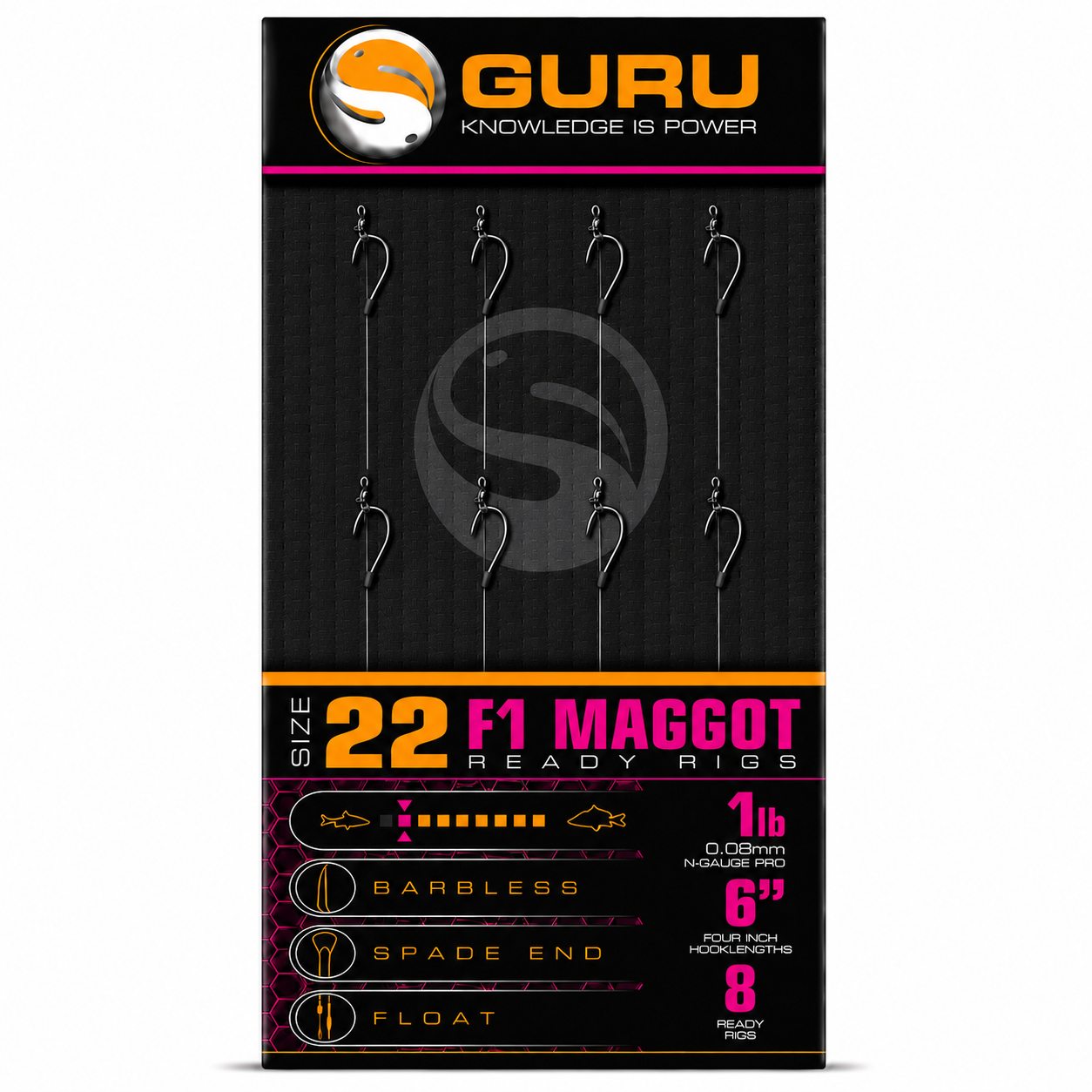 guru-F1-maggot-ready-rigs-6inch-size-22-08mm