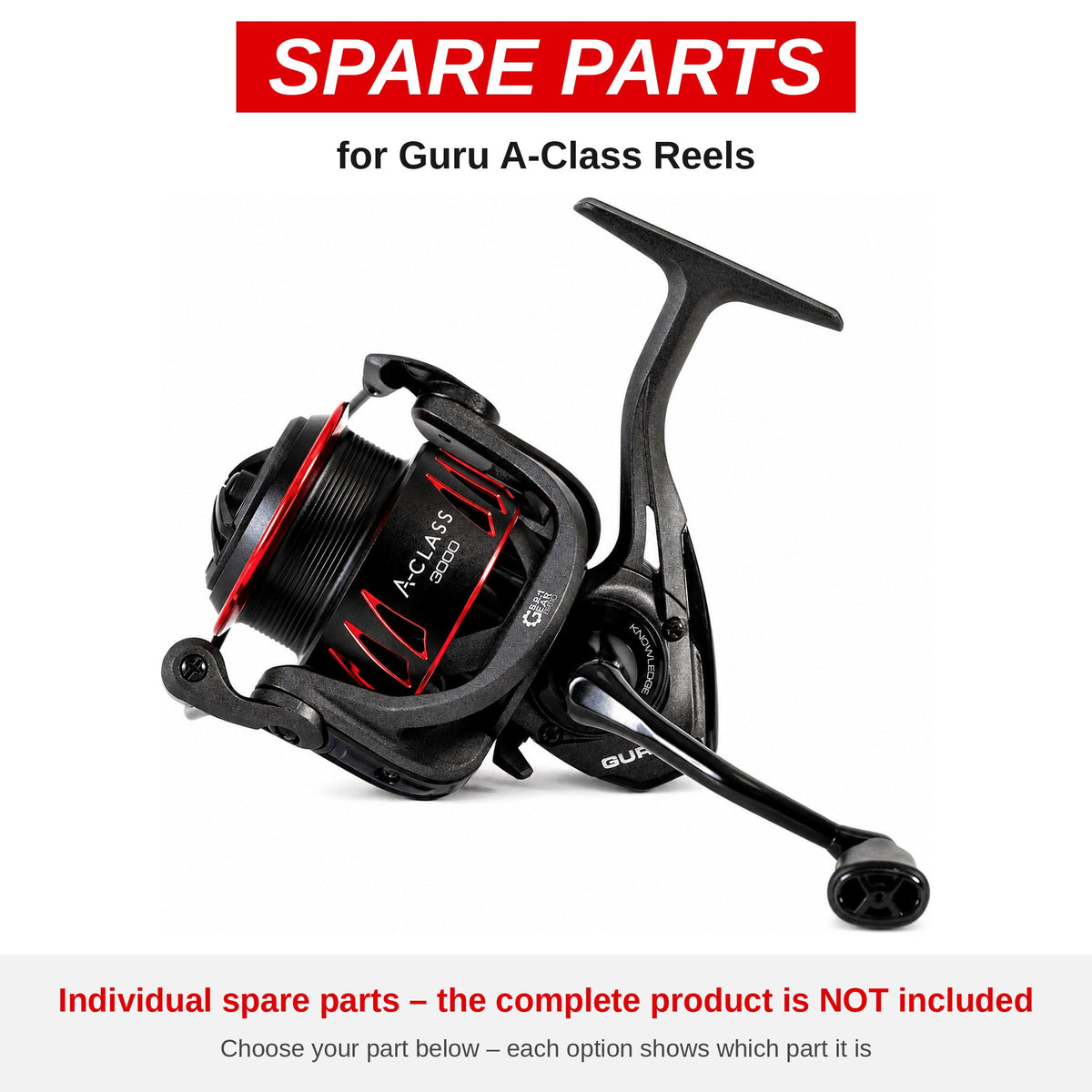 Guru A-Class Reels – onderdelen (GAC109)