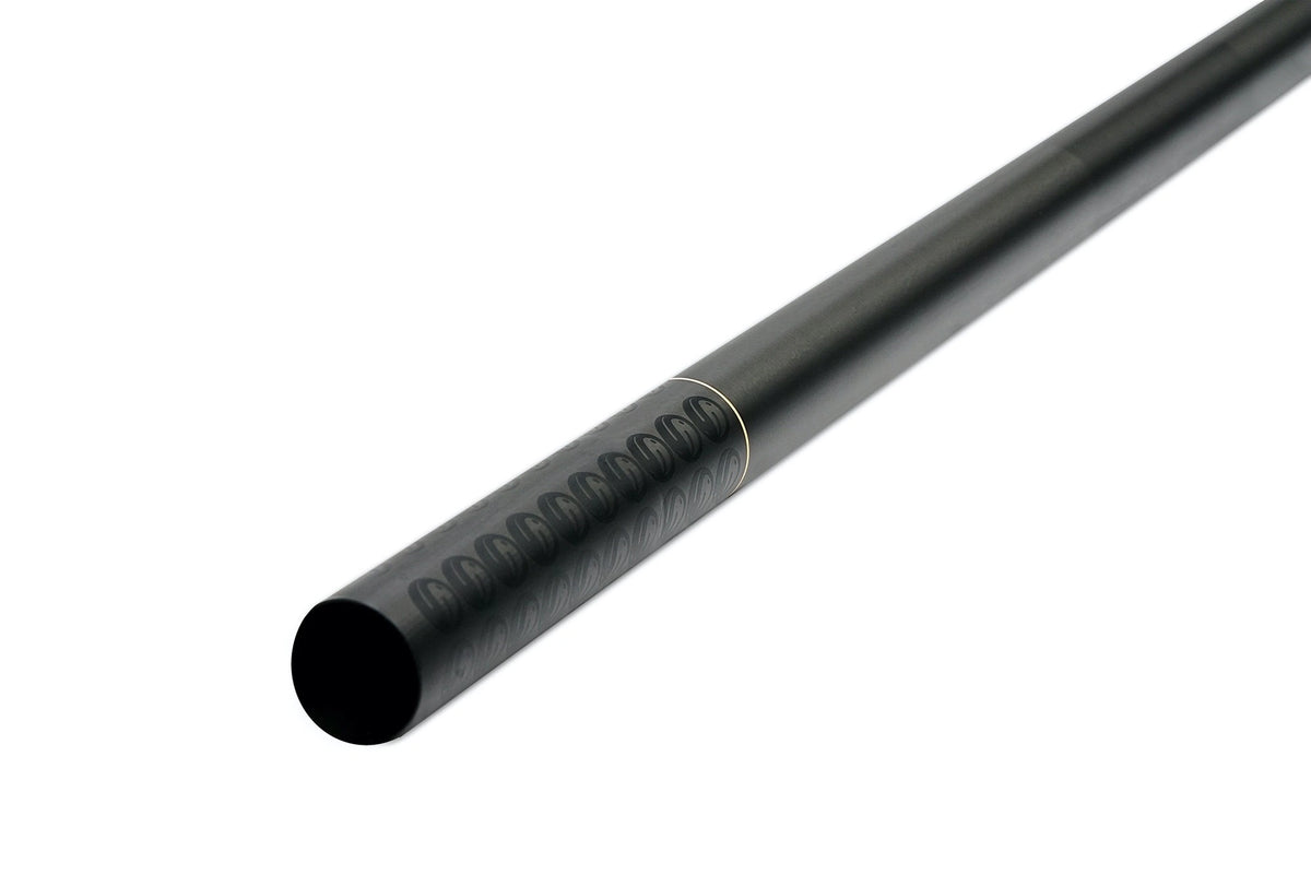 Guru Aventus 4m+1m schepnetsteel – detail van het achterdeel met Guru-patroon