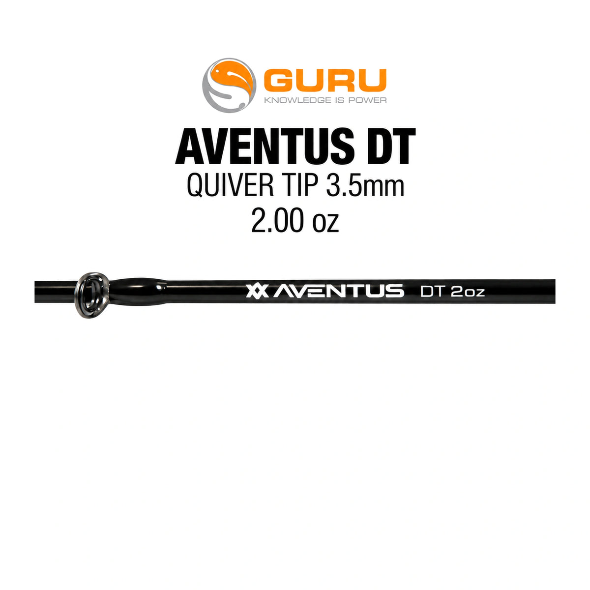 Guru Aventus DT Quiver Tip 3.5mm – 2.00 oz variantcover voor GAV003 met geleideoog en 2oz-opdruk