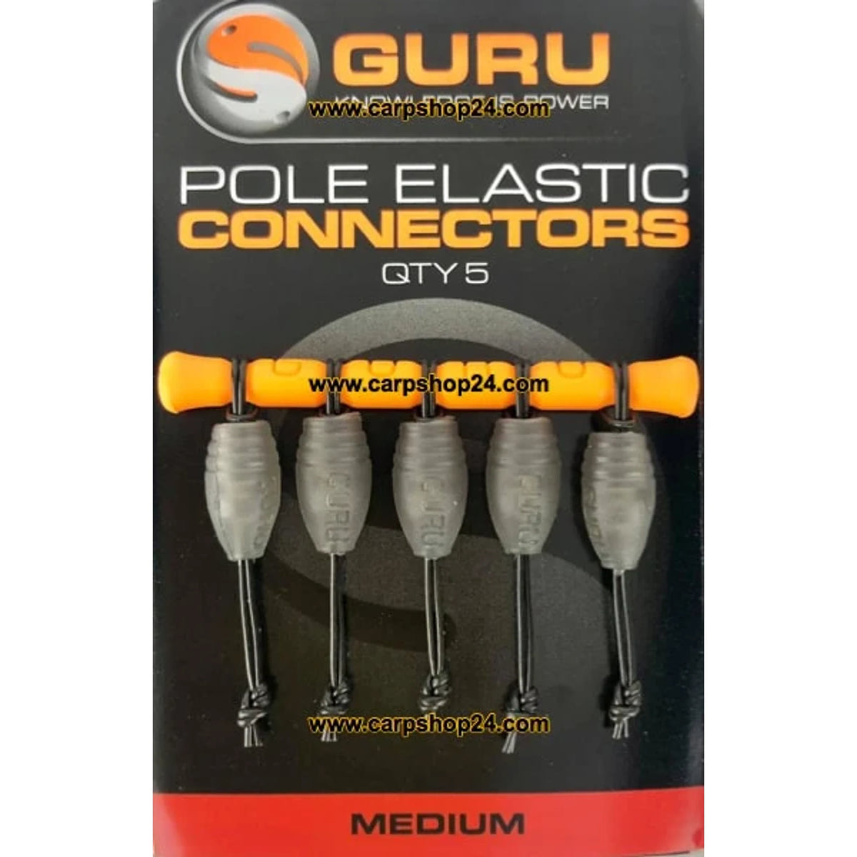Guru Pole Elastic Dacron Connectors Medium GECM
