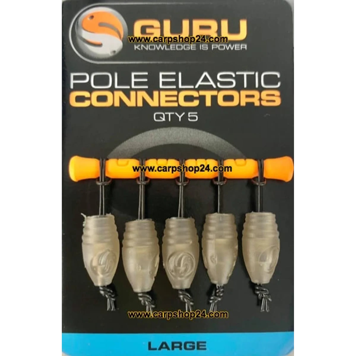 Guru Pole Elastic Dacron Connectors Large GECL