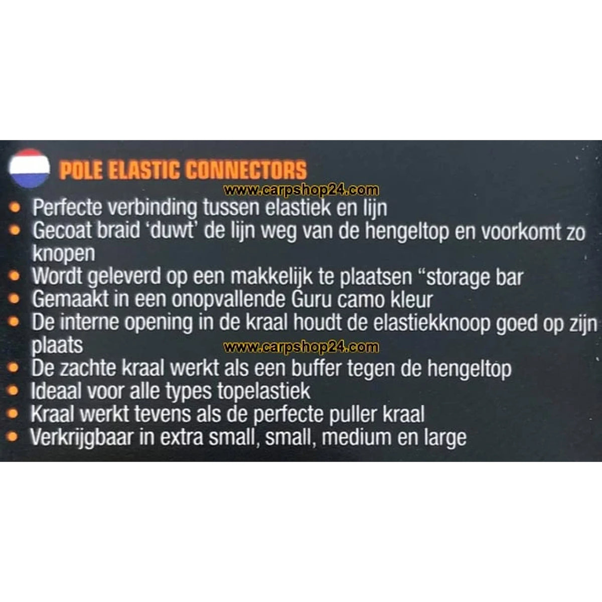 Guru Pole Elastic Connectors producteigenschappen en gebruiksvoordelen