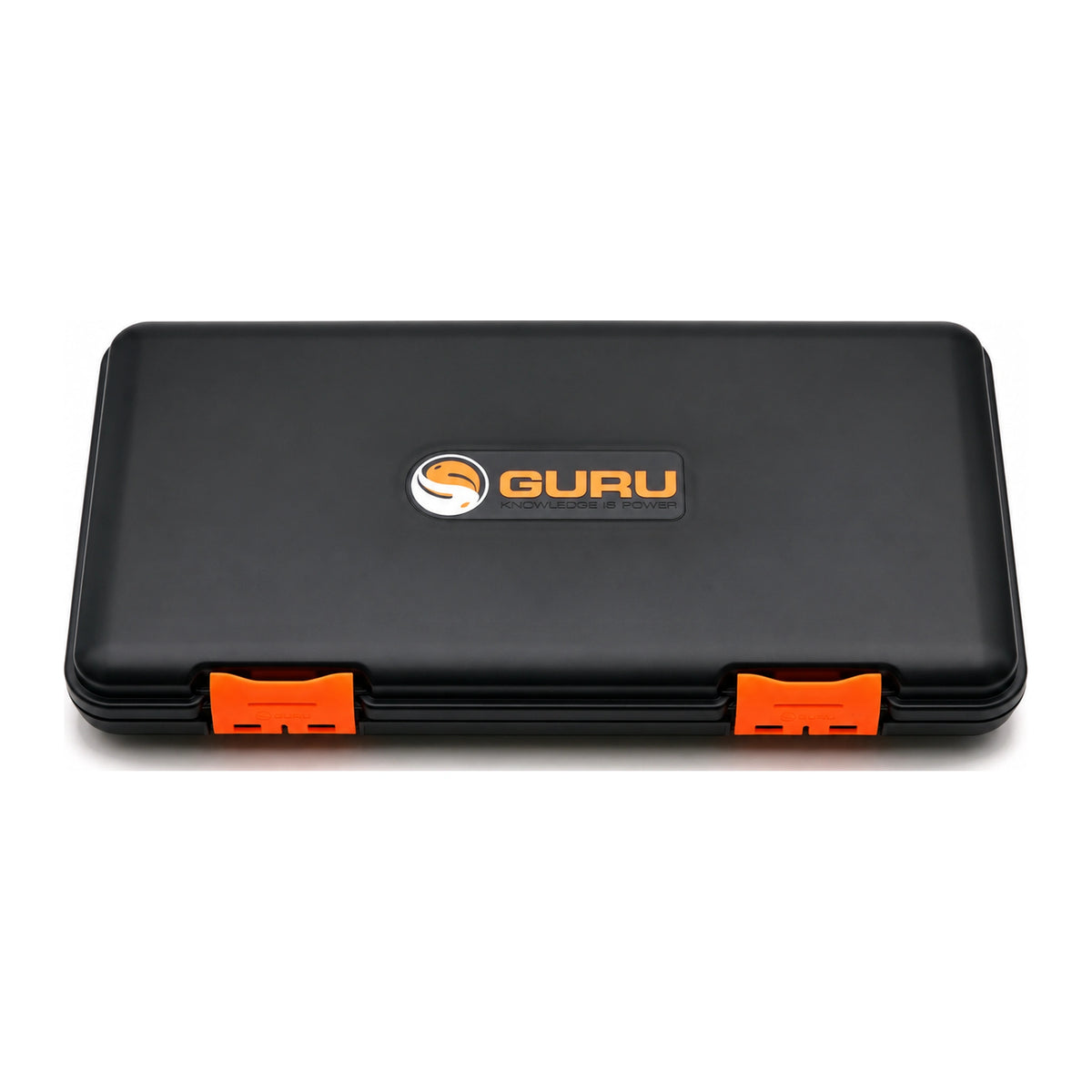 Guru Fusion Rig Case XL – gesloten onderlijnendoos met twee oranje sluitingen