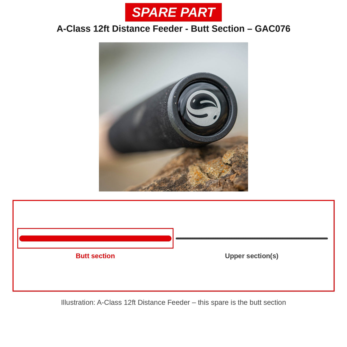 Guru Handdeel A-Class 12ft Distance Feeder – GAC076