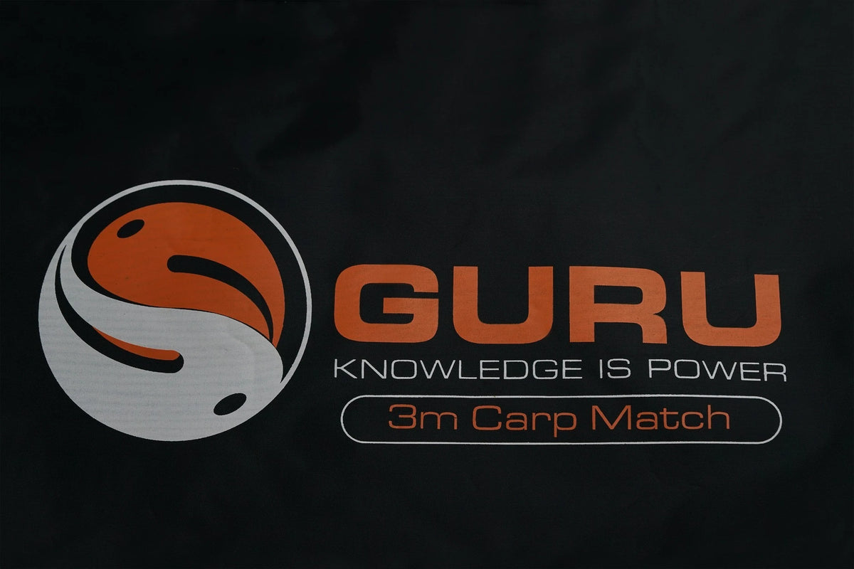 Guru Carp Match 3m leefnet – Guru-logo en oorspronkelijke 3m Carp Match-opdruk