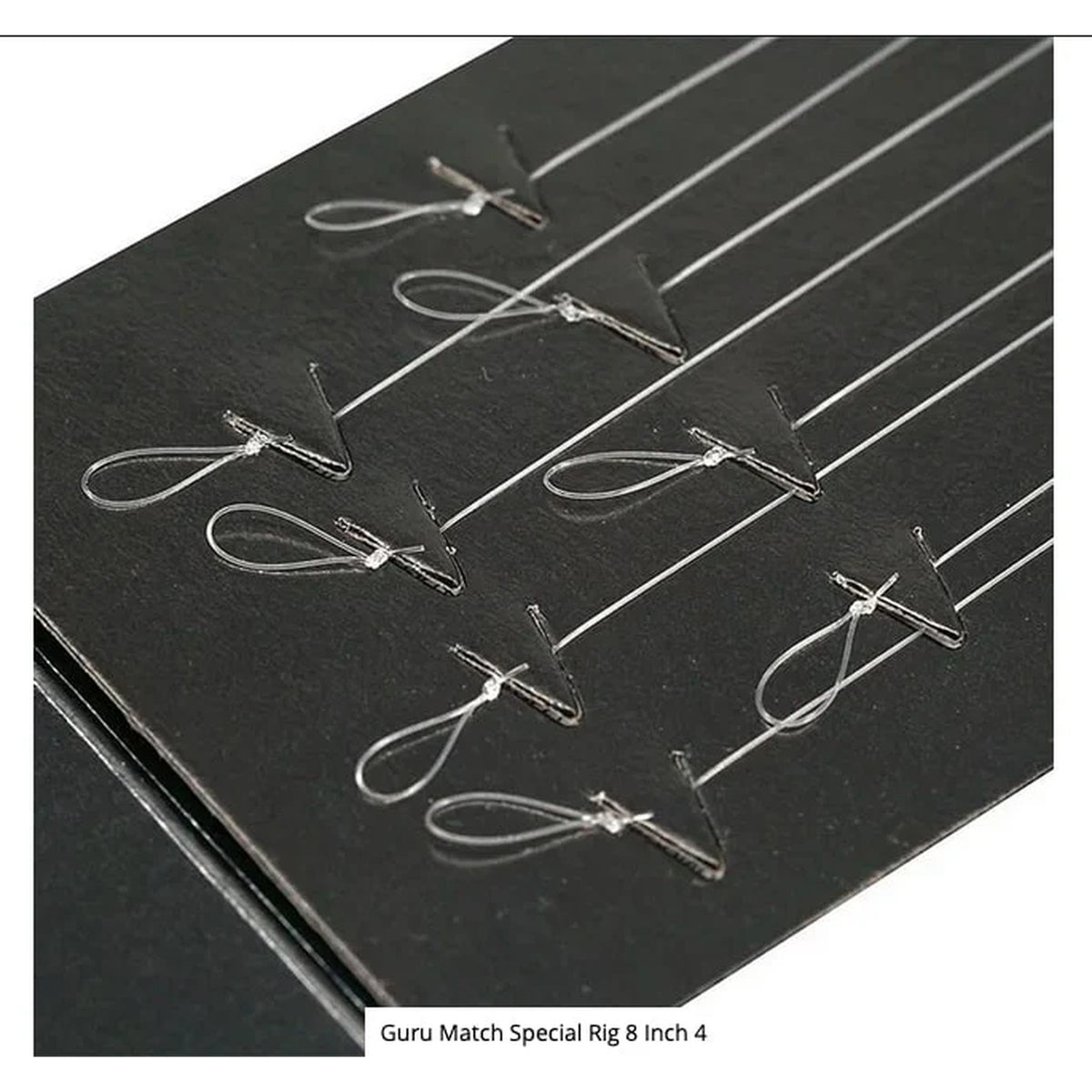 Guru Match Special Ready Barbed Rigs 8 inch – detailafbeelding 3 van de 20 cm onderlijnen met weerhaak