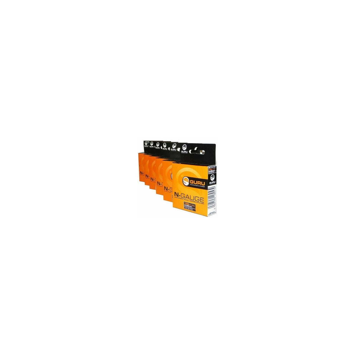 Guru N-Gauge nylon vislijn assortiment verpakkingen