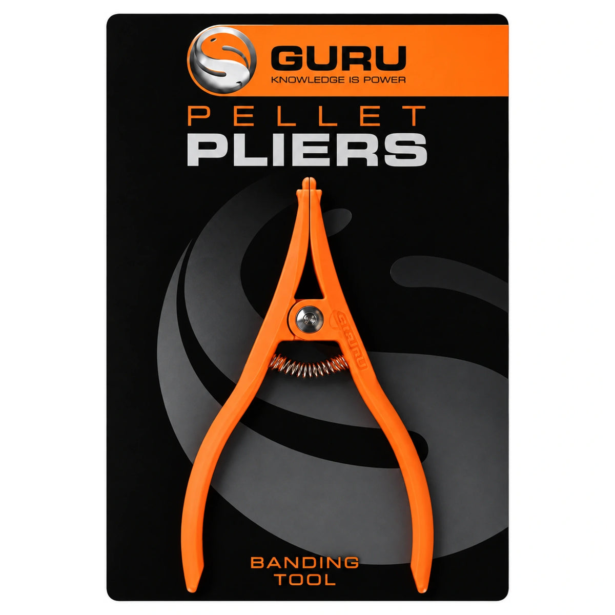 Guru Pellet Pliers oranje tang voor pelletbandjes op originele verpakking