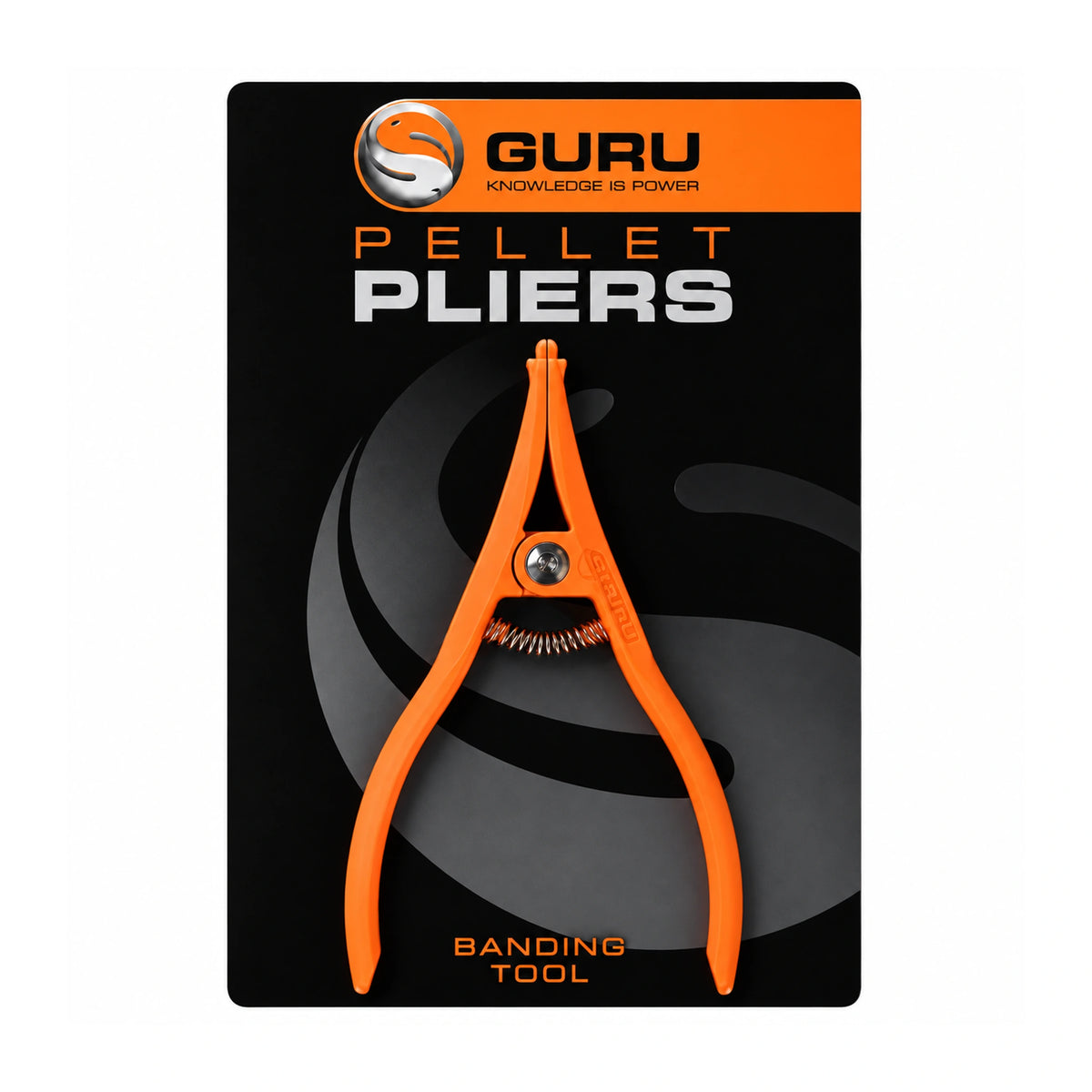 Guru Pellet Pliers oranje tang voor pelletbandjes op originele verpakking