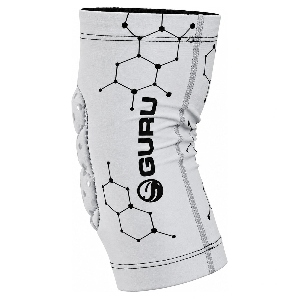 Guru PRO Brace elleboogsteun met logo op witte achtergrond